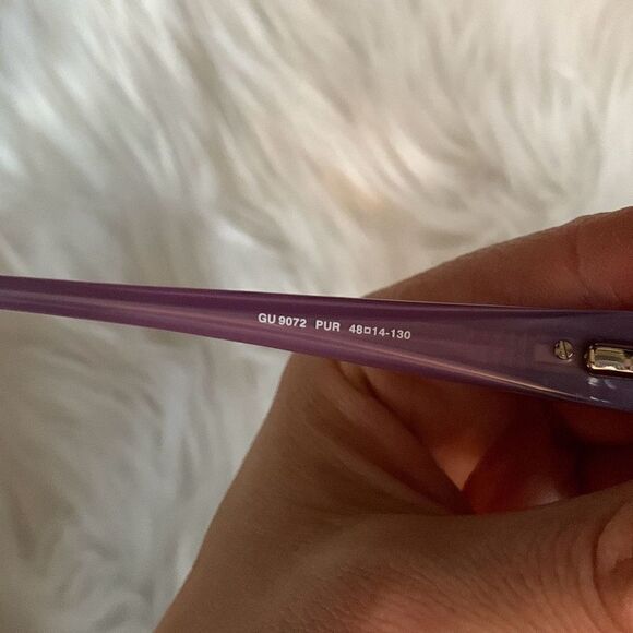 GUESS KIDS Eyeglasses Frame GU9072 48-14-130 Dark Purple ND13 - Picture 3 of 5